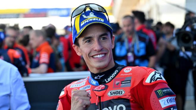 Marc Márquez, en Hungría (Foto: Michelin).