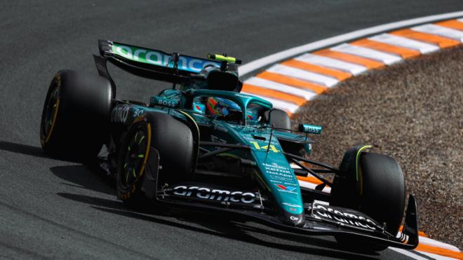 Fernando Alonso, en Zandvoort (Foto: Aston Martin).
