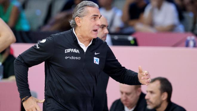 Sergio Scariolo en el España - Chipre (Foto: EFE)