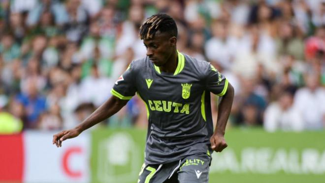 Eze Aghama Ugiagbe, en las filas del Ceuta (Foto: AD Ceuta).