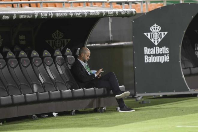Manu Fajardo, tras el Betis - Athletic (Foto: Kiko Hurtado).