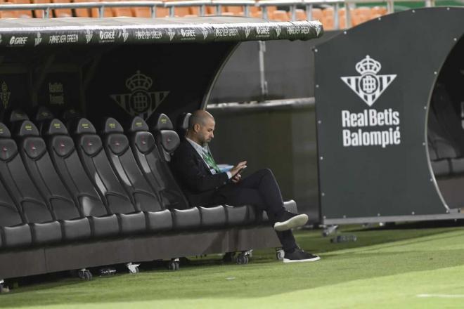 Manu Fajardo, tras el Betis - Athletic (Foto: Kiko Hurtado).