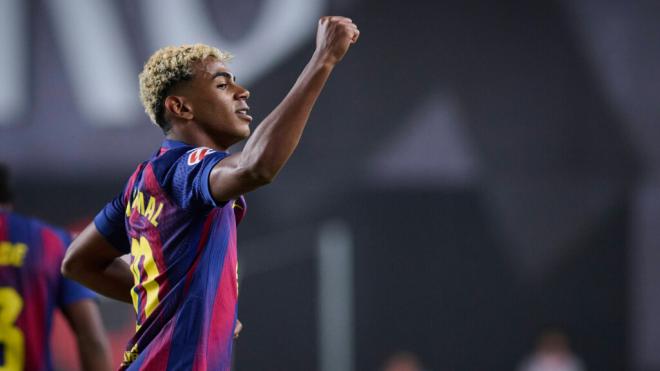 Lamine Yamal en el Rayo Vallecano - FC Barcelona (Foto: Cordon Press)