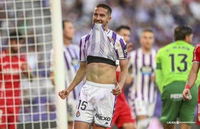 Pablo Tomeo, ante el Córdoba.
