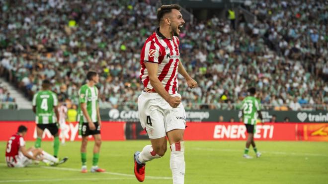 El gol de Aitor Paredes ante el Betis en La Cartuja (Foto: Athletic Club).