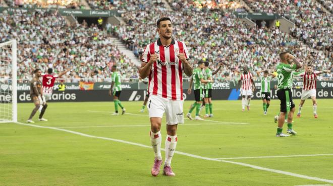 Gol gestado por Yuri Berchiche ante el Betis en La Cartuja (Foto: Athletic Club).
