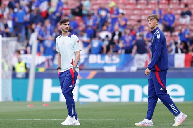 Fabián Ruiz, antes de un partido con la selección (FOTO: Europa Press).