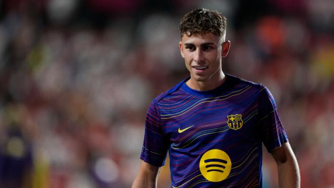 Fermín en un partido del FC Barcelona (Europa Press)