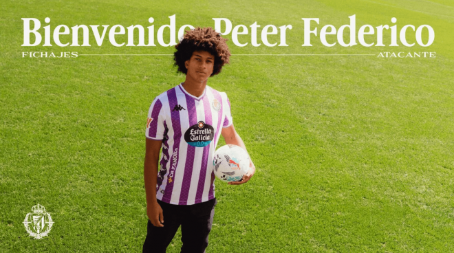Peter Federico, nuevo jugador del Real Valladolid.