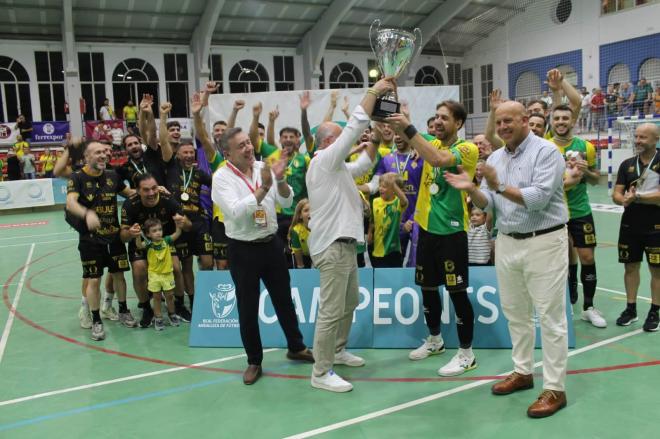 Jaén Paraíso Interior logra su sexta Copa Andalucía de fútbol sala.