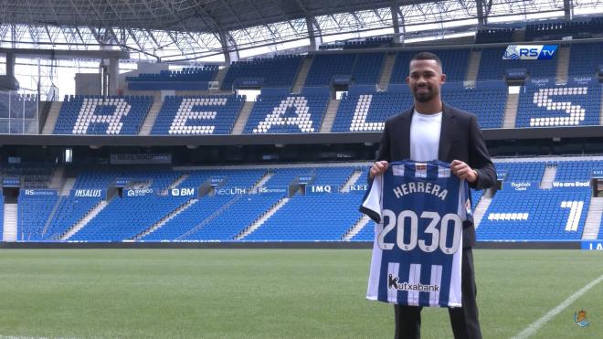 Yangel Herrera, nuevo jugador de la Real Sociedad.