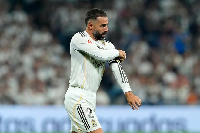Carvajal en un partido con el Real Madrid (Cordon Press)