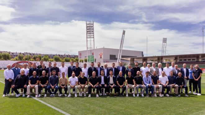 Carlos Corberán estuvo en Madrid