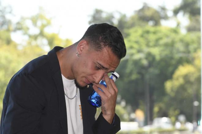 Las lágrimas de Antony en su presentación (Foto: Kiko Hurtado).