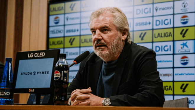 Manuel Vizcaíno, en rueda de prensa (Foto: CCF).