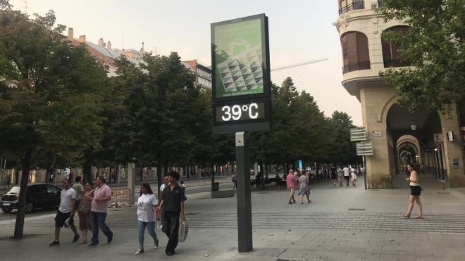 Termómetro que marca 39 grados (Foto: Europa Press)