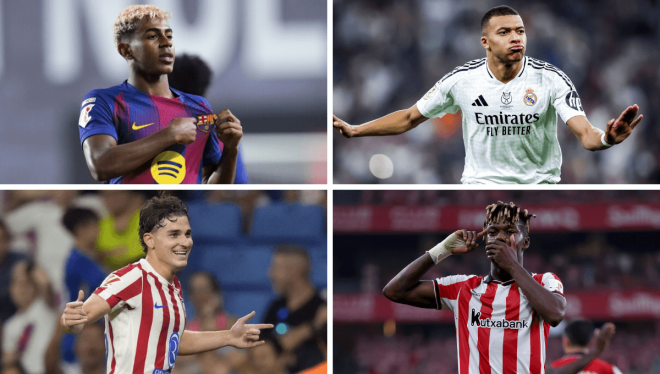 Algunos de los jugadores más valiosos de LaLiga EA Sports.
