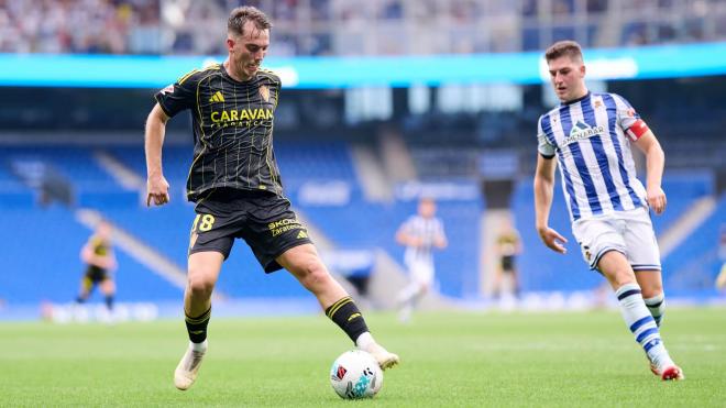 Paulino de la Fuente, con el Real Zaragoza (Foto: LALIGA).