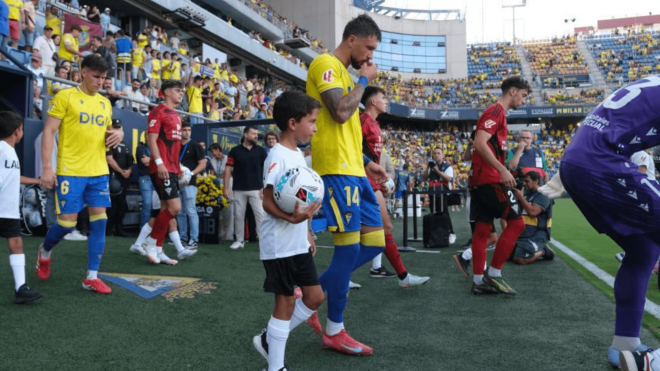 Bojan Kovacevic, en un partido del Cádiz (Foto: LaLiga).