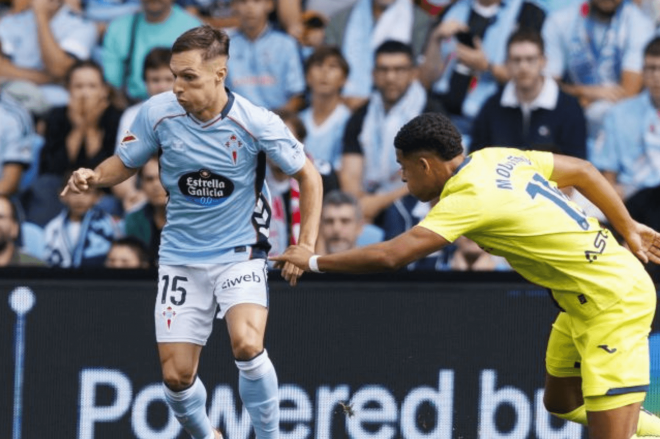 Bryan Zaragoza ante Mouriño (Foto: LaLiga).
