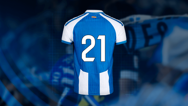 El dorsal 21 del Espanyol, blindado.