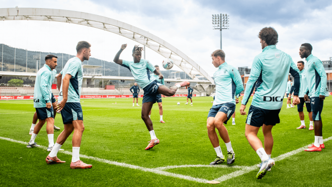 Entrenamiento del Athletic en Lezama (Foto: Athletic Club).