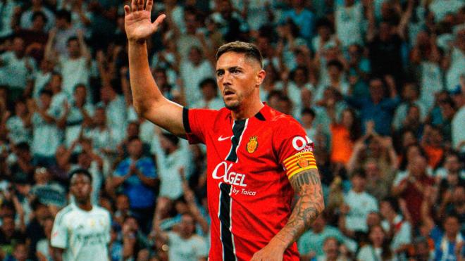 Antonio Raíllo, en el Santiago Bernabéu (Foto: Mallorca).