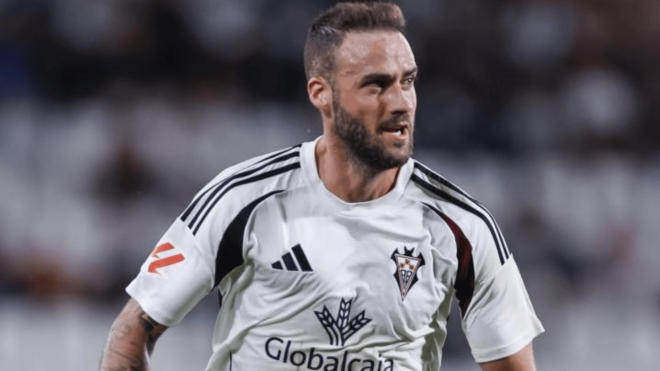 Higinio Marín, en un partido del Albacete (Foto: LaLiga).
