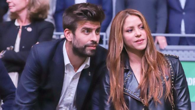Piqué y Shakira en la final de la Copa Davis 2019 (Europa Press)