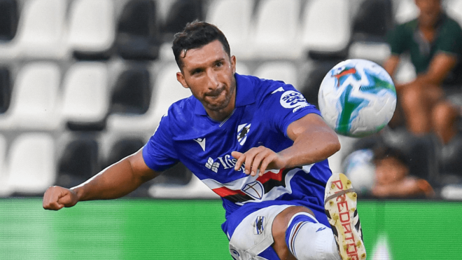 Alessandro Bellemo, en un partido con la Sampdoria (Foto: Cordon Press).