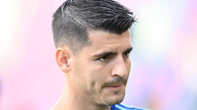 Álvaro Morata durante un partido con el Como (Cordon Press)
