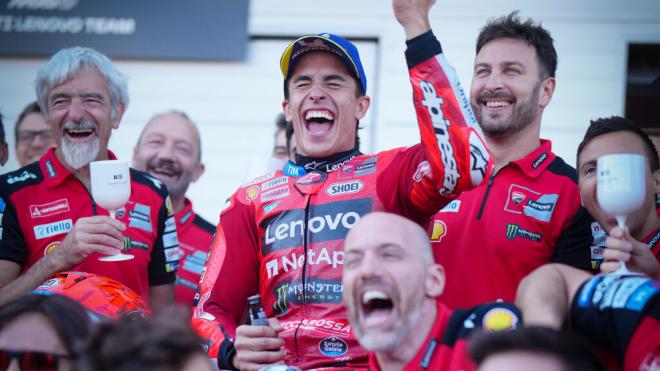 Marc Márquez, en Balaton Park (Foto: Ducati).