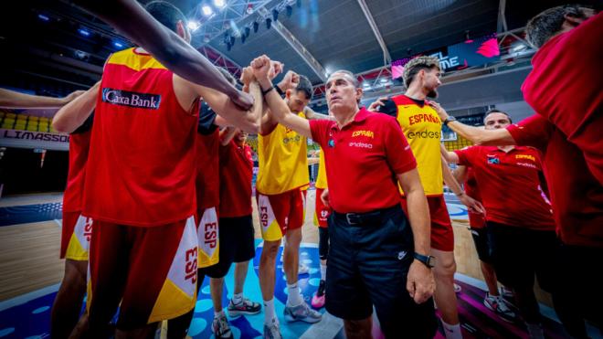 La España de Sergio Scariolo se juega seguir en el Eurobasket (Foto: BaloncestoESP).