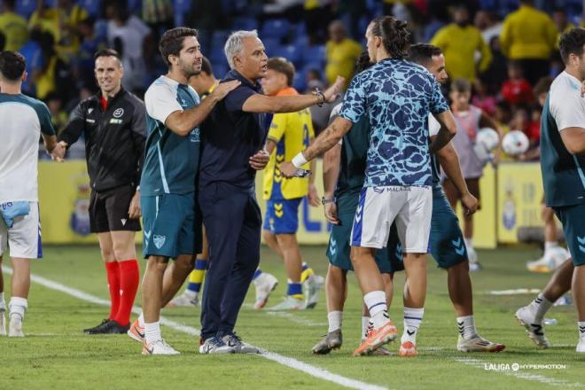 Sergio Pellicer, durante el UD Las Palmas-Málaga (Foto: LaLiga).