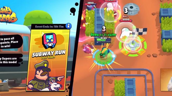 Subway Run, el nuevo modo de juego de Brawl Stars