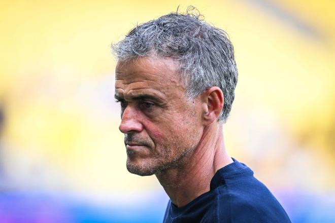 Luis Enrique, en un partido del PSG (FOTO: Cordón Press).