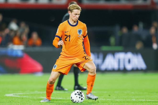 Frenkie de Jong, en un partido de Países Bajos (FOTO: Europa Press).