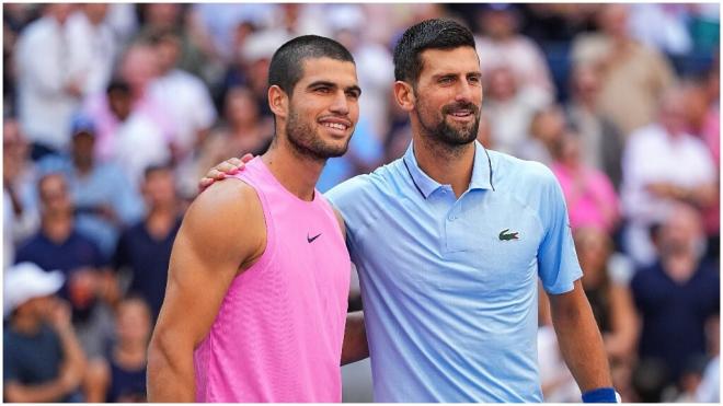 Carlos Alcaraz y Novak Djokovic se juegan el pase a la final del US Open (Foto: US Open X).