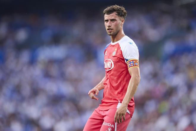 Javi Puado, durante el Real Sociedad-Espanyol (Foto: Europa Press).