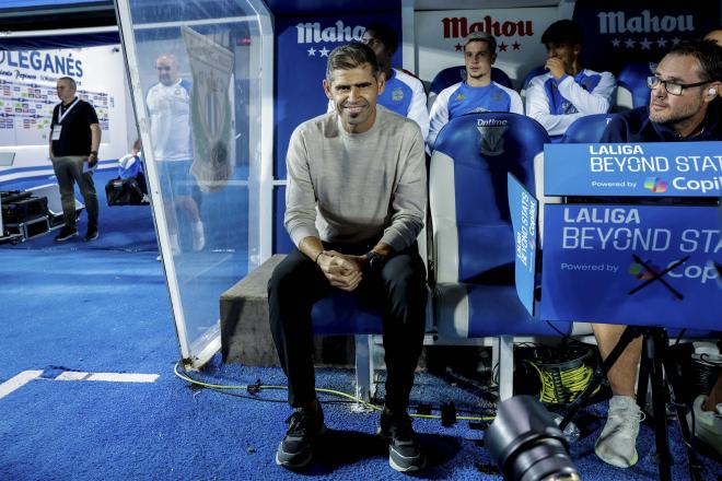 Antonio Hidalgo sonríe antes del Leganés-Deportivo (Foto: LALIGA).
