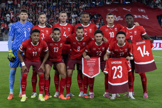 Rubén Vargas, en el once de Suiza ante Kosovo (Foto: Cordon Press).