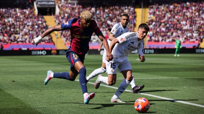Lamine Yamal y Arda Güler en un Barça-Real Madrid (Cordon Press)