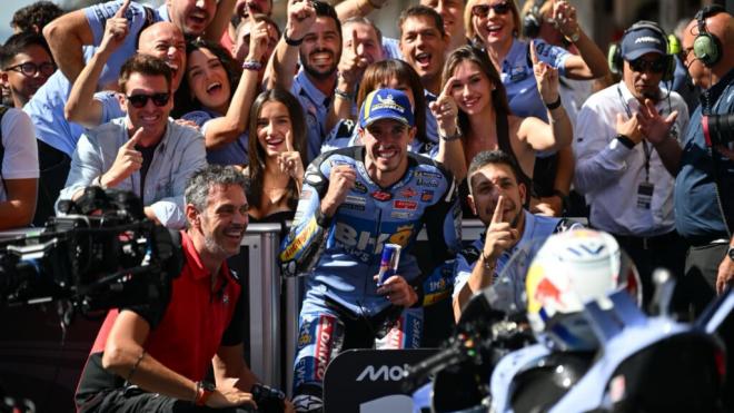 Álex Márquez, en Montmeló (Foto: Michelin).