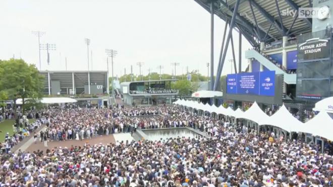 Colas en la final del US Open (Sky Sports)
