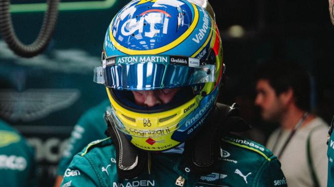 Fernando Alonso, en Monza (Foto: Aston Martin).
