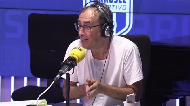 Iturralde hablando del Rayo Vallecano (Carrusel Deportivo)