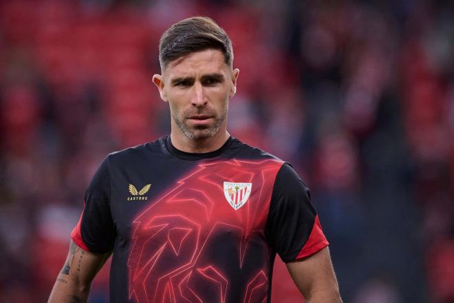 Yeray Álvarez, antes de un partido del Athletic (FOTO: Cordón Press).