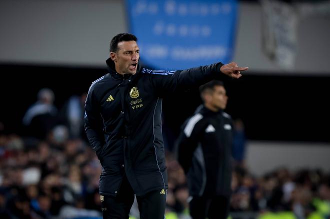 Lionel Scaloni en un partido de la selección argentina (Cordon Press)