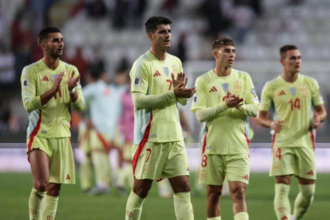 Álvaro Morata, tras finalizar el Turquía-España (FOTO: EFE).