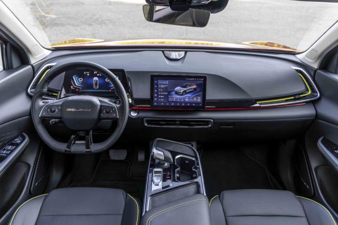 Interior del BAIC X55, un nuevo SUV chino.